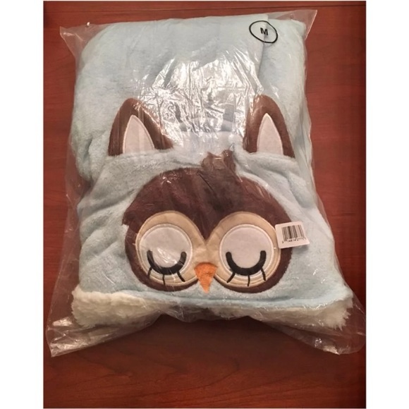 Body Candy Intimates & Sleepwear New Soft Sleeping Owl Bathrobe